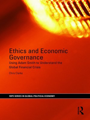 cover image of Ethics and Economic Governance